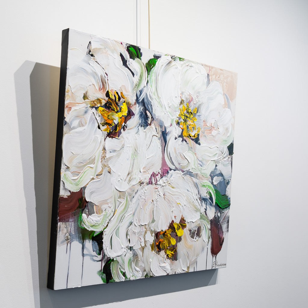 Blooming Paradise Series #12 | 30" x 30" Acrylic on Canvas Elena Henderson
