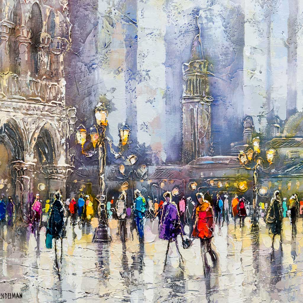 San Marco Glow | 30" x 40" Acrylic on Canvas Irene Gendelman