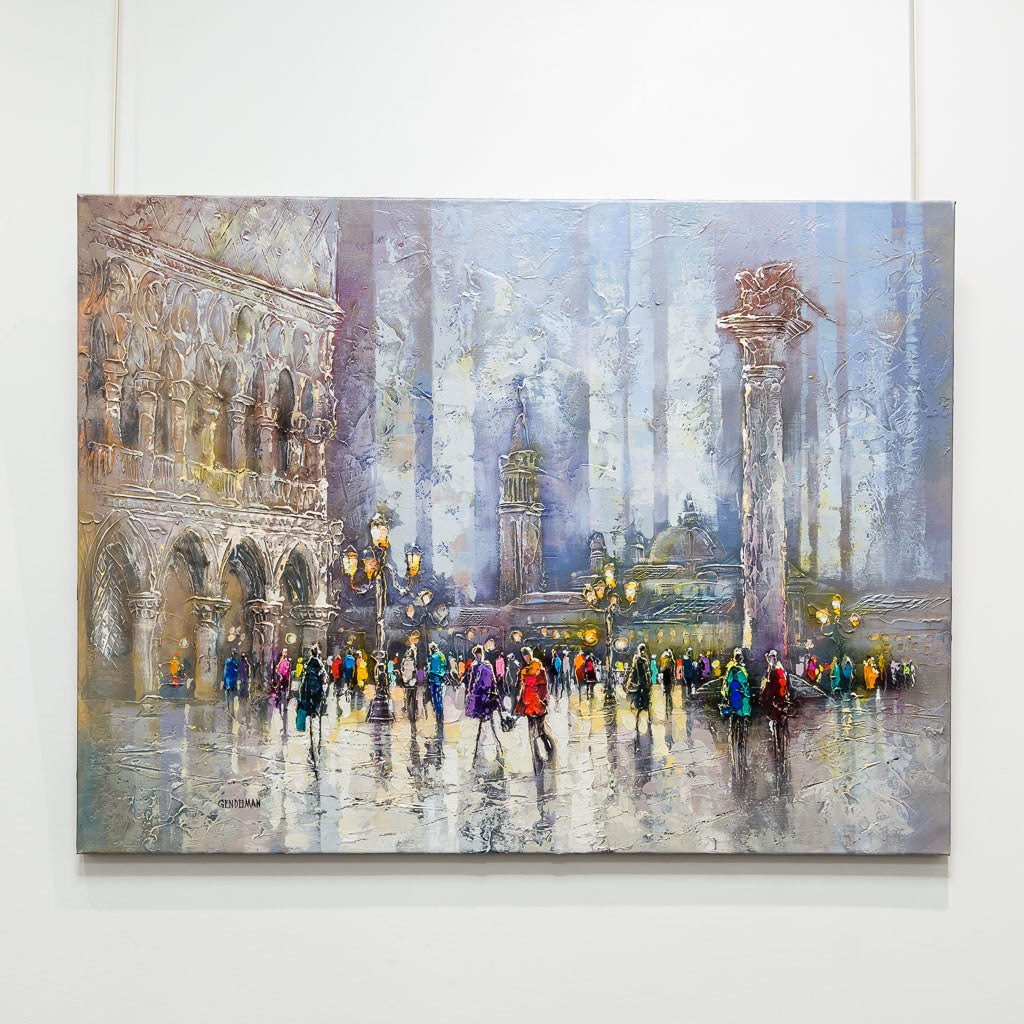 Irene Gendelman San Marco Glow | 30" x 40" Acrylic on Canvas