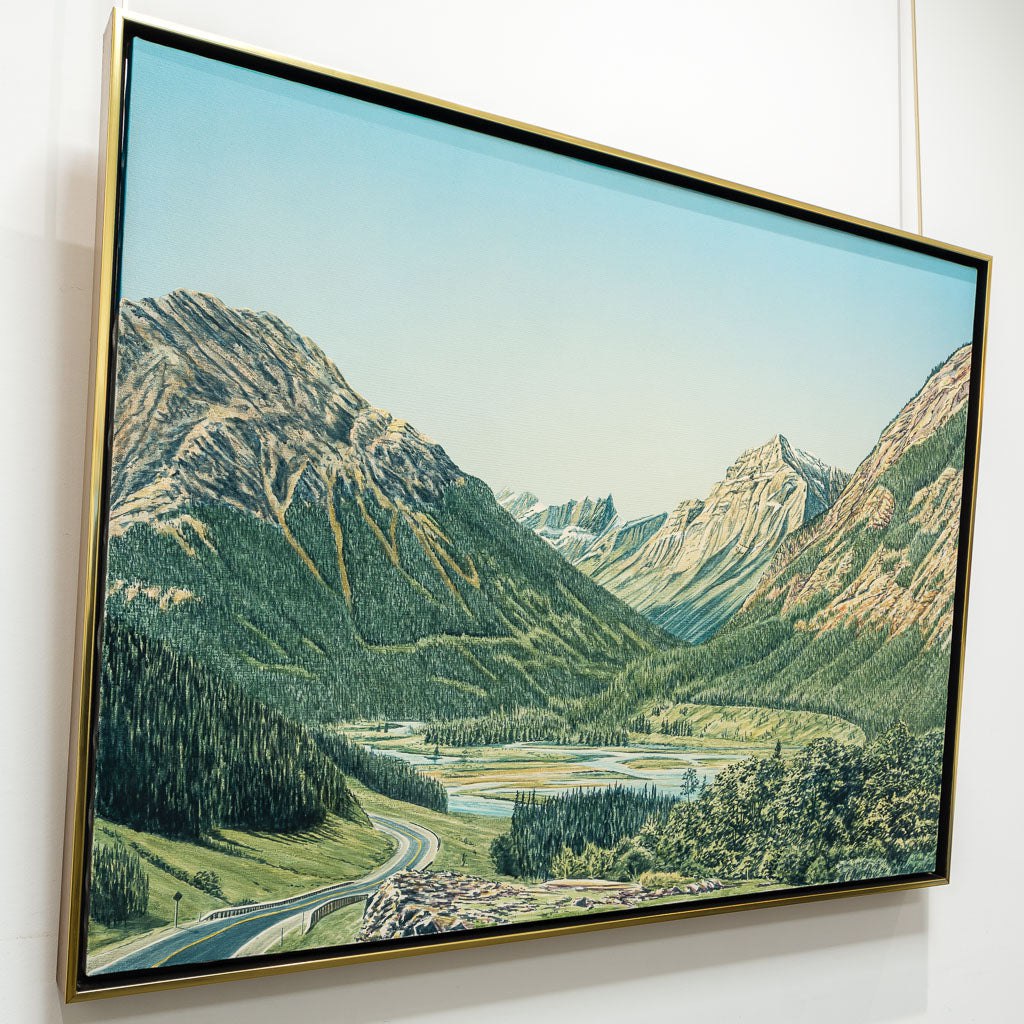 Valley Summer, Kananaskis 1992 | 30" x 40" Acrylic on Canvas W. H. Webb