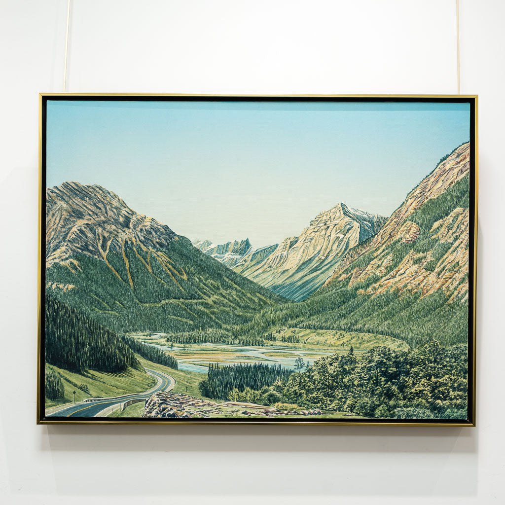 Valley Summer, Kananaskis 1992 | 30" x 40" Acrylic on Canvas W. H. Webb