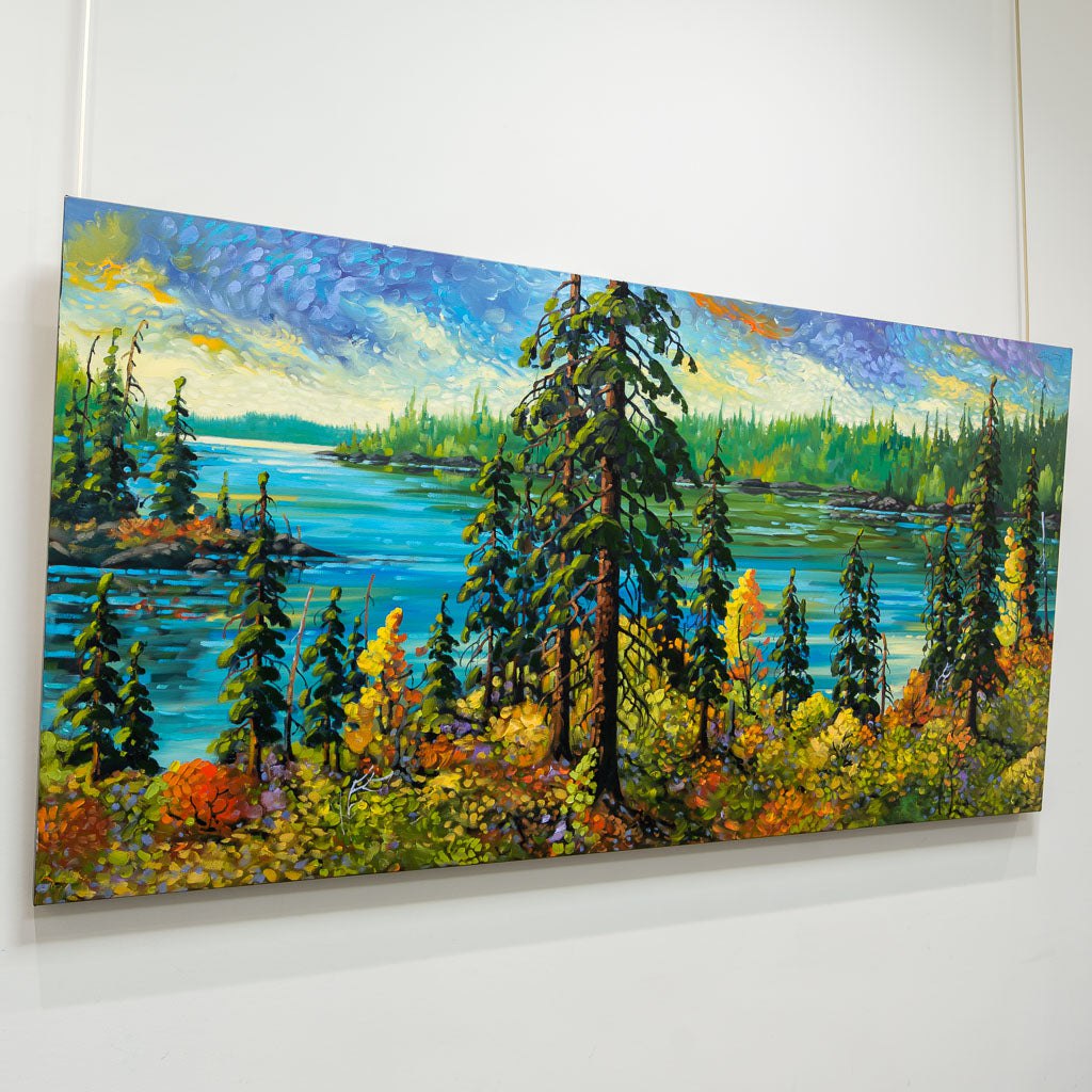 Autumn Calm, NWT | 30" x 60" Oil on Canvas Rod Charlesworth