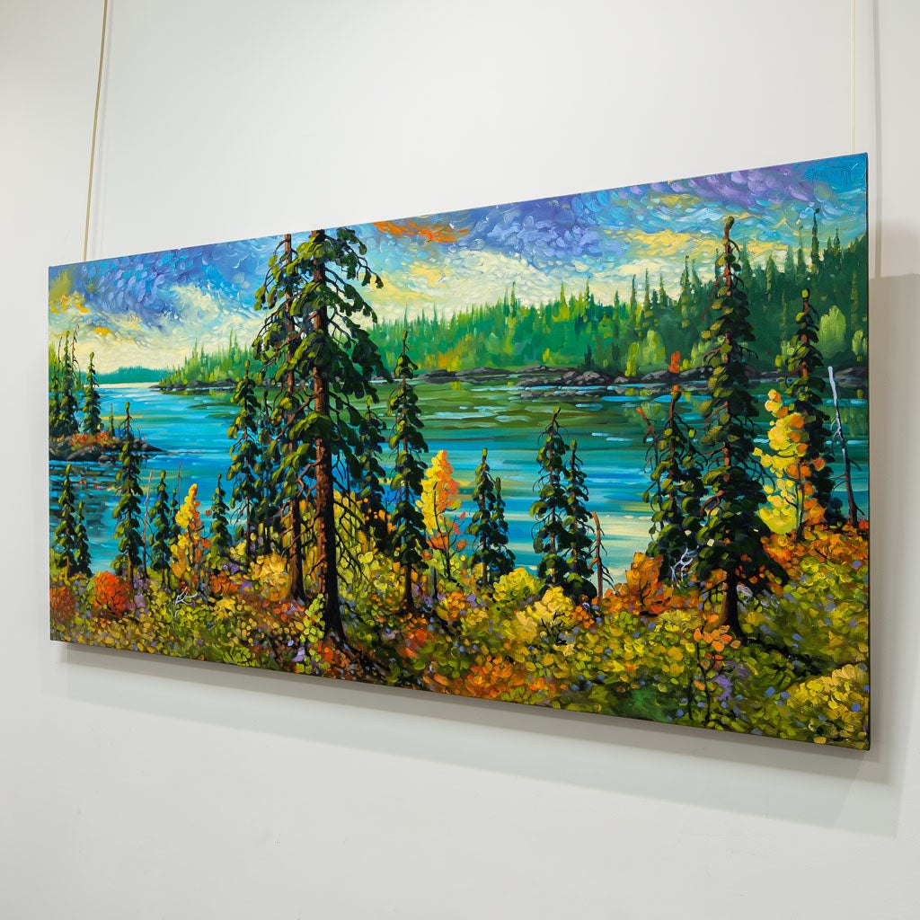 Autumn Calm, NWT | 30" x 60" Oil on Canvas Rod Charlesworth