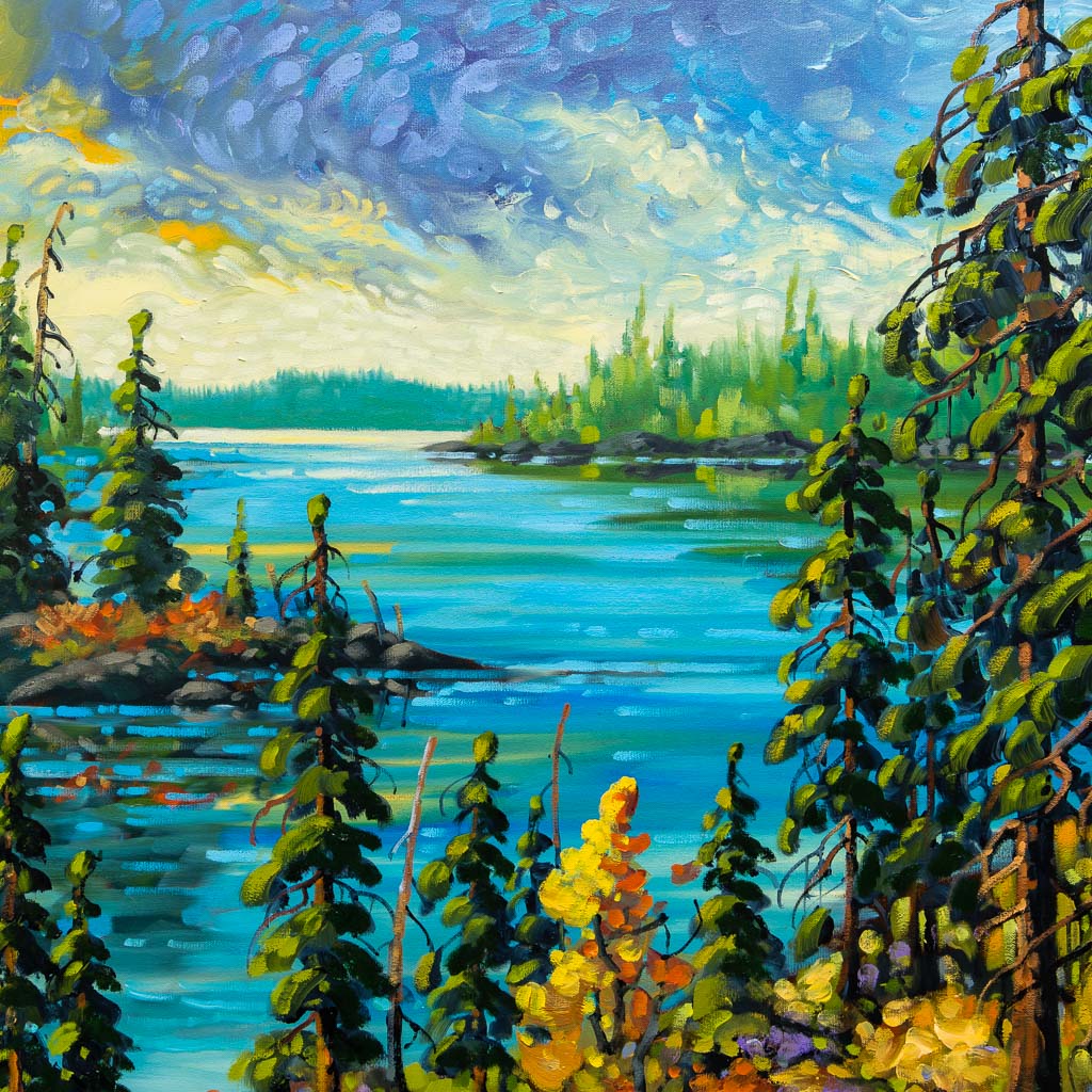 Autumn Calm, NWT | 30" x 60" Oil on Canvas Rod Charlesworth