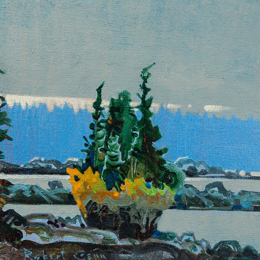 The Pot, Langara Island (2012) | 11" x 14" Acrylic on Canvas Robert Genn