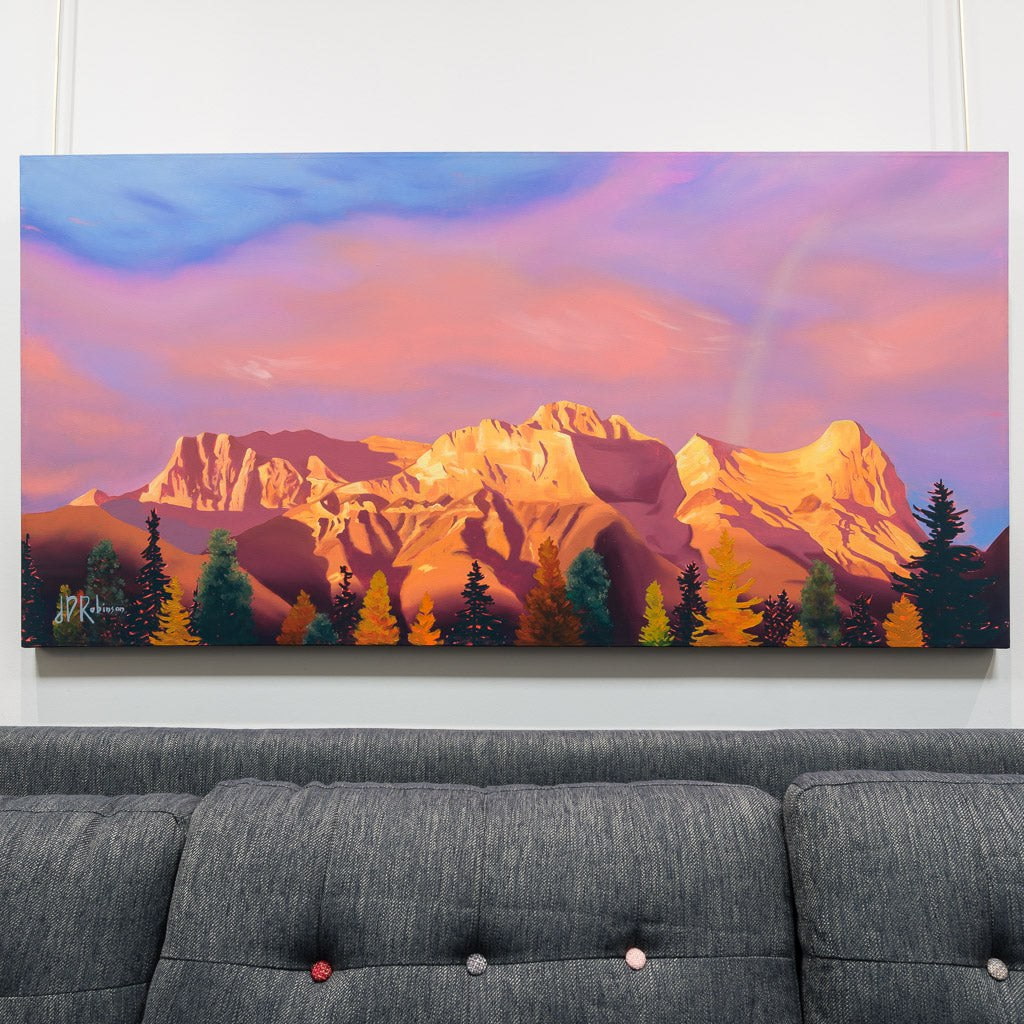 Magic in the Mountains | 30" x 60" Acrylic on Canvas Jenna D. Robinson