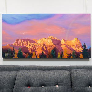 Jenna D. Robinson Magic in the Mountains | 30" x 60" Acrylic on Canvas
