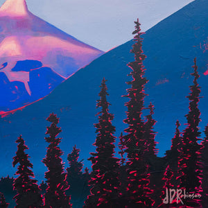 Jenna D. Robinson Morning Mist | 18" x 36" Acrylic on Canvas