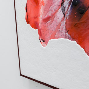 Maryann Hendriks Ruby Tuesday | 20" x 20" Mixed Media on canvas