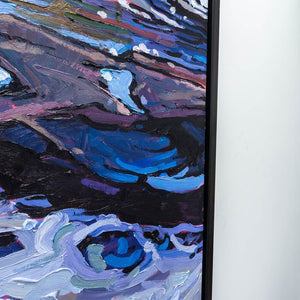 Ryan Sobkovich Roaring Rapids Madawaska River | 60" x 72" Oil on Canvas