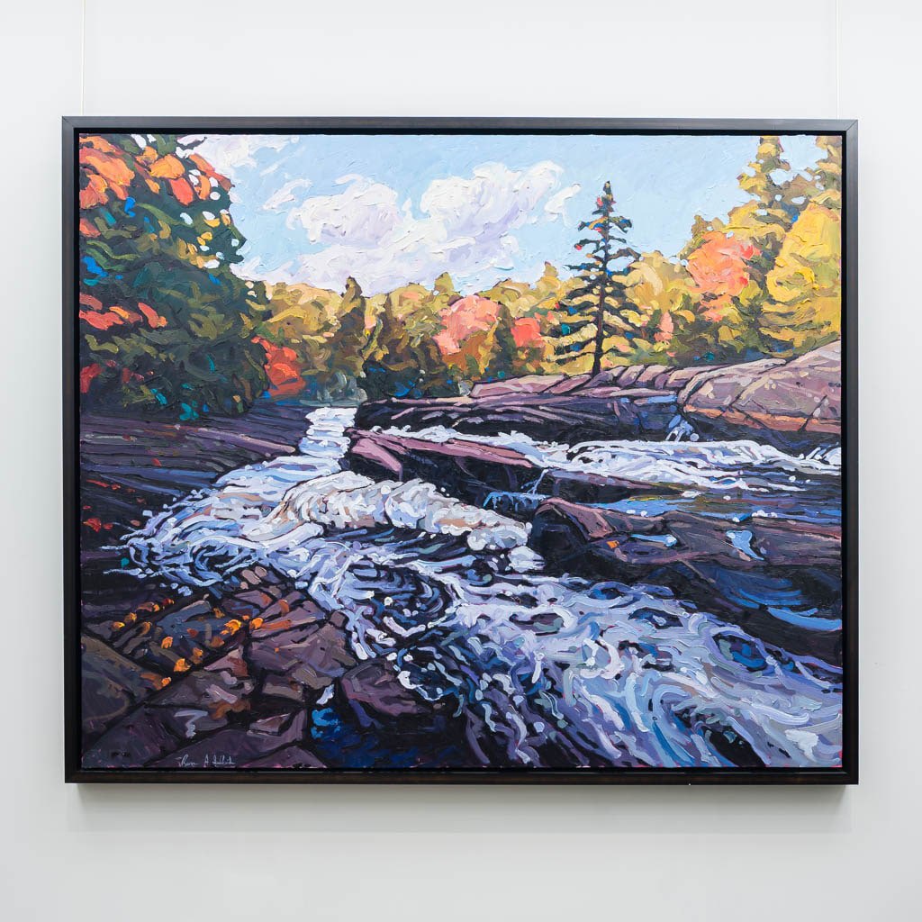 Roaring Rapids Madawaska River | 60" x 72" Oil on Canvas Ryan Sobkovich