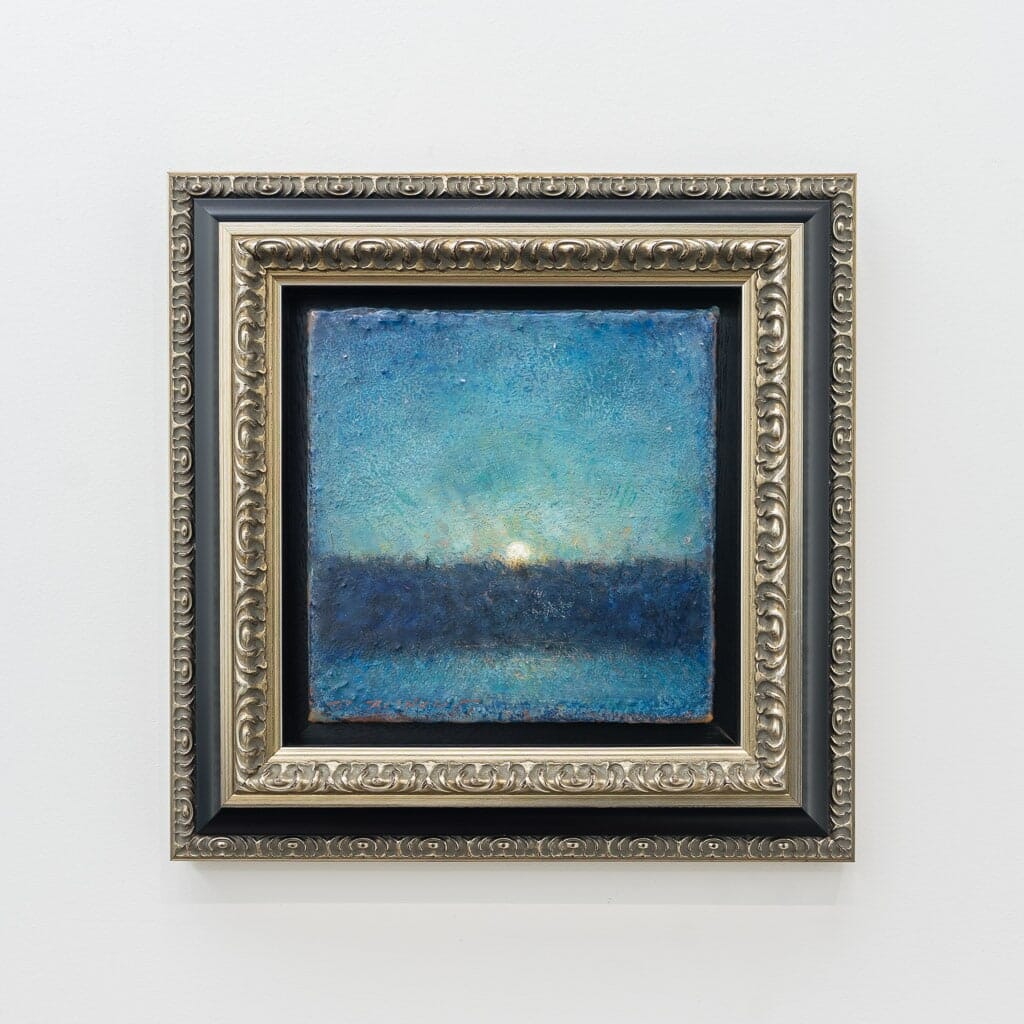 Martin Blanchet Nocturne | 8" x 8" mixed media on panel