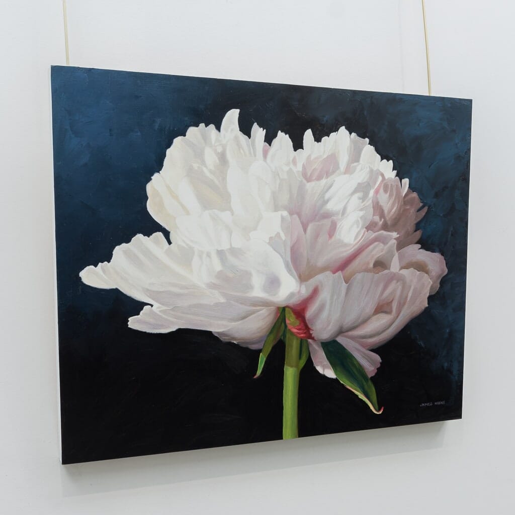 Peony in Light | 24" x 30" Oil on Board James Wiens