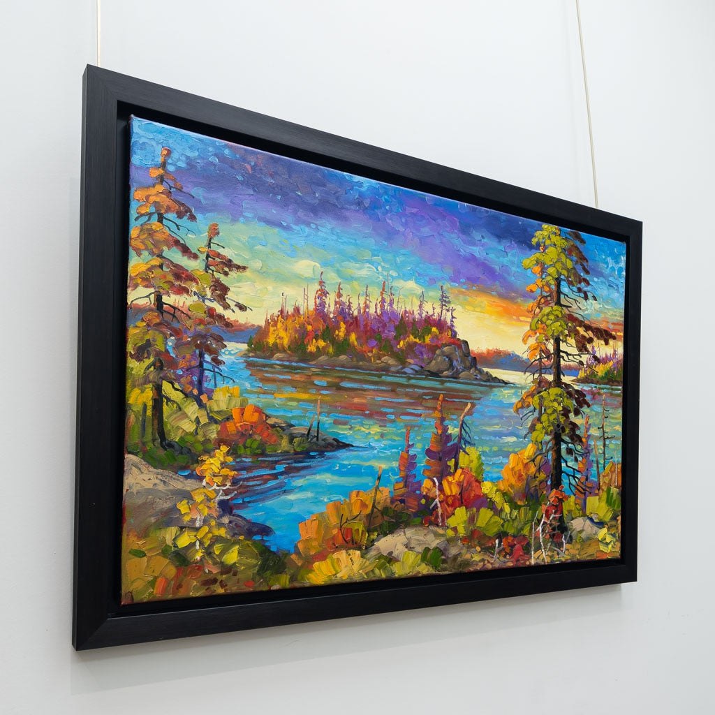 Northern Falls, Algonquin | 24" x 36" Oil on Canvas Rod Charlesworth