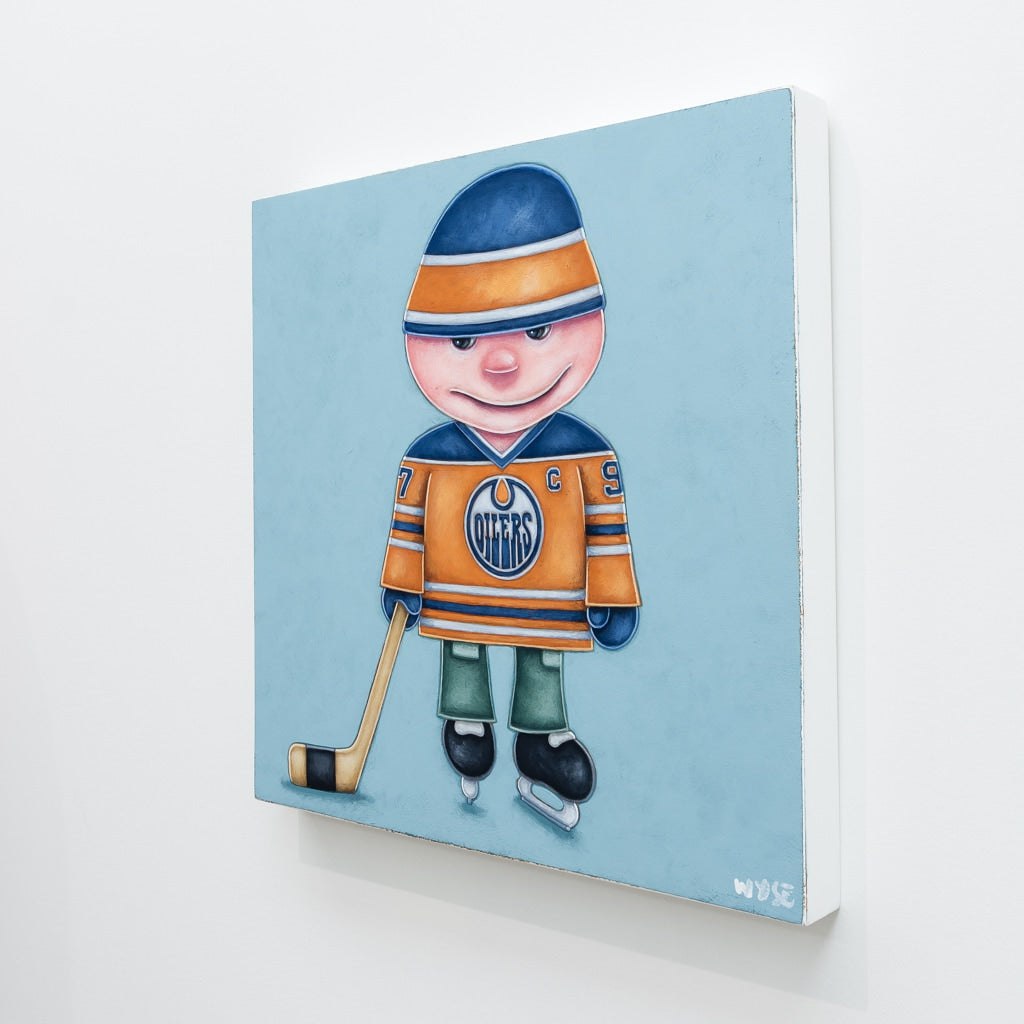 The Captain | 16" x 16" Acrylic on Birch Panel Peter Wyse