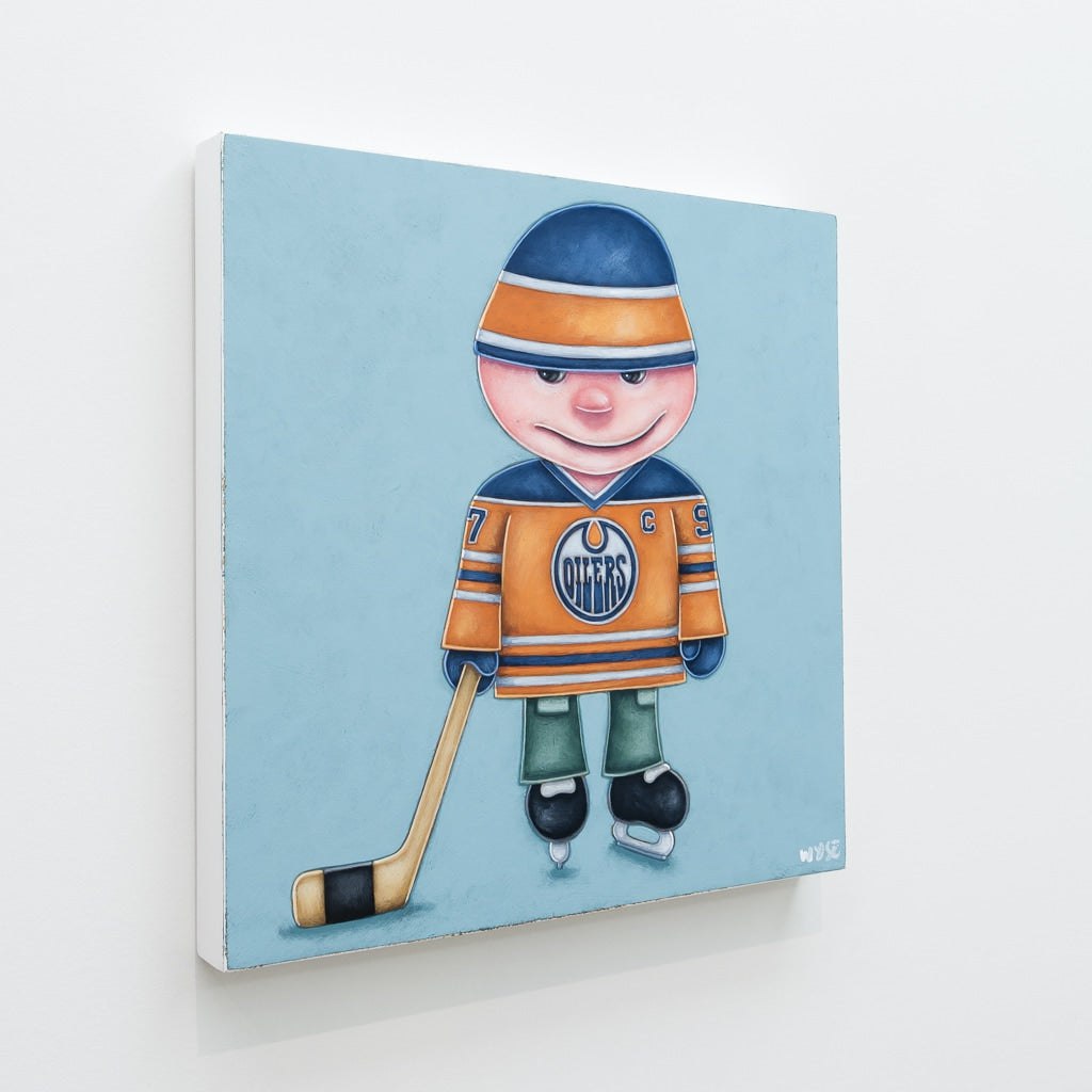 The Captain | 16" x 16" Acrylic on Birch Panel Peter Wyse