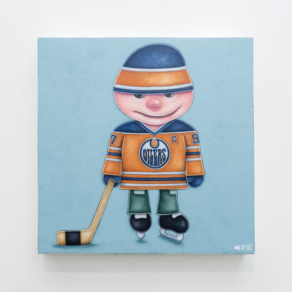 The Captain | 16&quot; x 16&quot; Acrylic on Birch Panel Peter Wyse