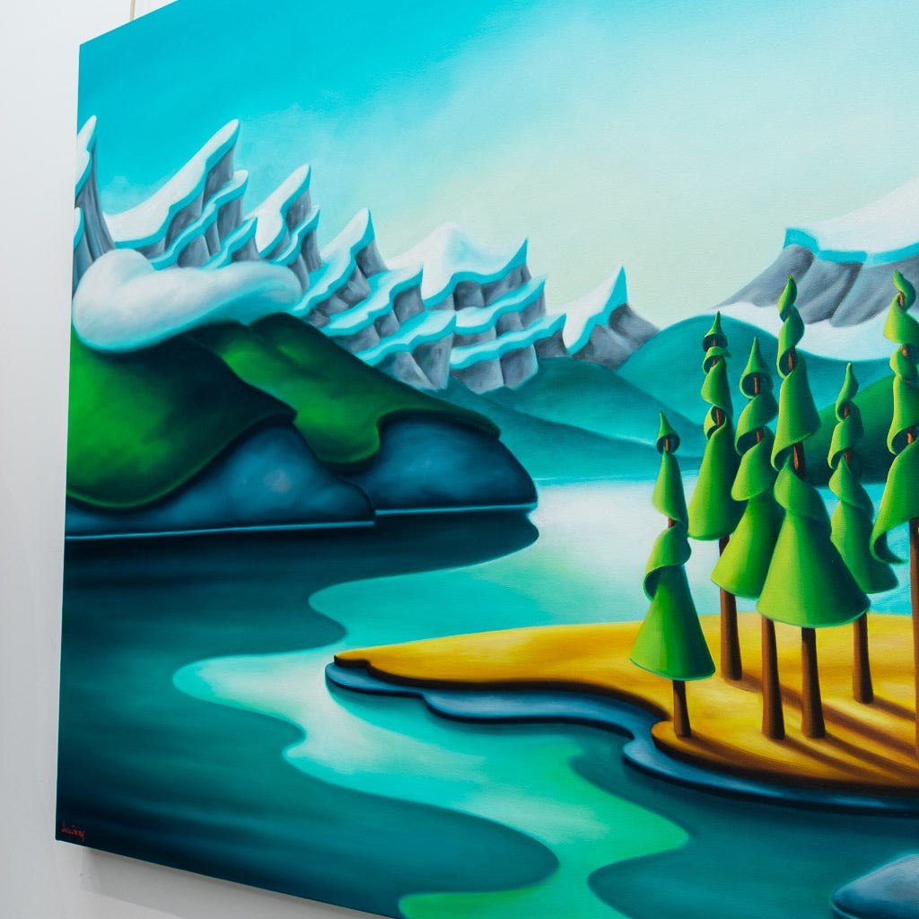 Hallway of the Gods | 40" x 60" Oil on Canvas Dana Irving