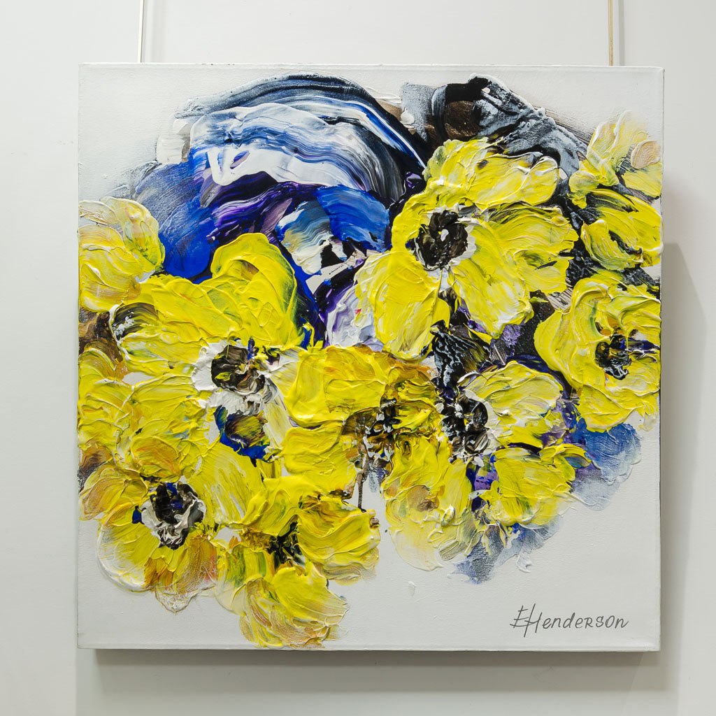 Catching Sunshine Series # 9 | 24" x 24" Acrylic on Canvas Elena Henderson