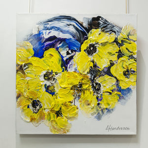 Elena Henderson Catching Sunshine Series # 9 | 24" x 24" Acrylic on Canvas