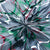 Stretch and Flow Red | White | Green | 14" Kilnformed Glass Bob Leatherbarrow