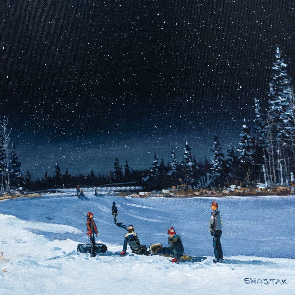 Just resting | 12" x 12" Oil on Canvas Peter Shostak