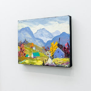 Guy Roy Les Montagnes | 10" x 12" Oil on Canvas