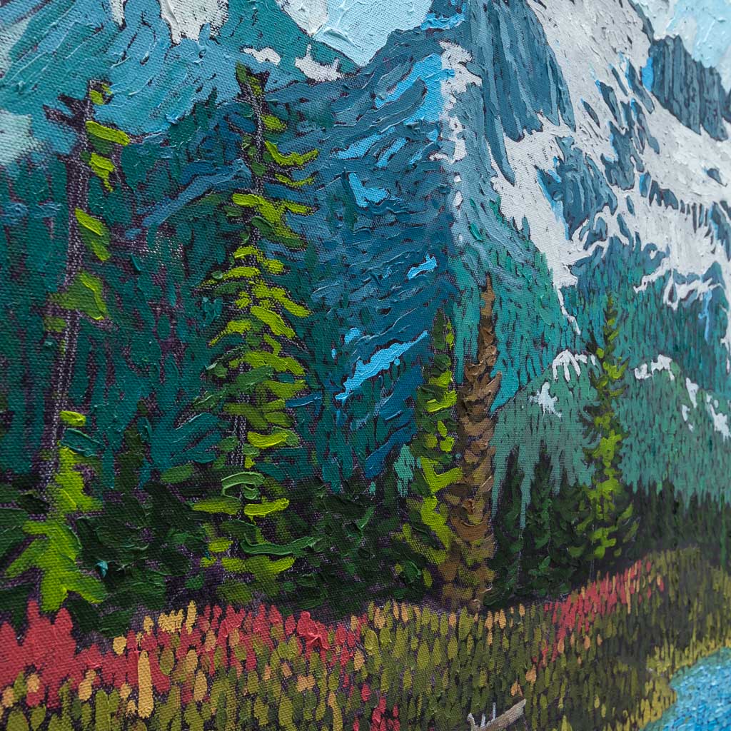 Mamquam Mountain | 28" x 54" Oil on Canvas Joel Mara