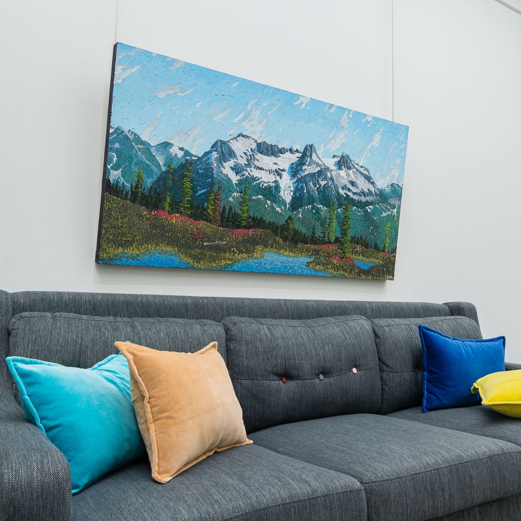 Mamquam Mountain | 28" x 54" Oil on Canvas Joel Mara