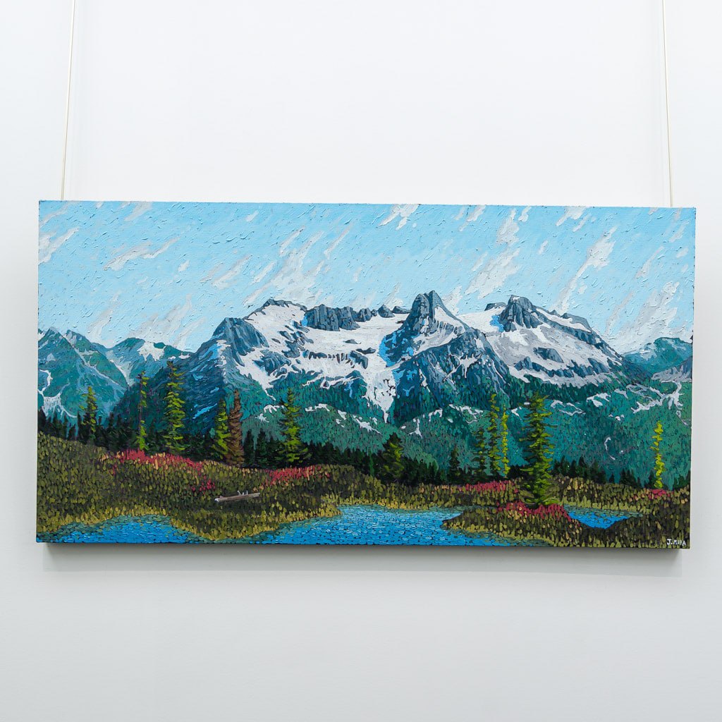 Joel Mara Mamquam Mountain | 28" x 54" Oil on Canvas