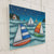 Night Sailing | 20" x 24" Acrylic on Birch Panel Peter Wyse