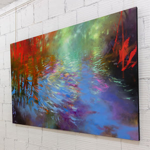 Blu Smith Shock Waves | 54" x 84" Mixed Media on canvas