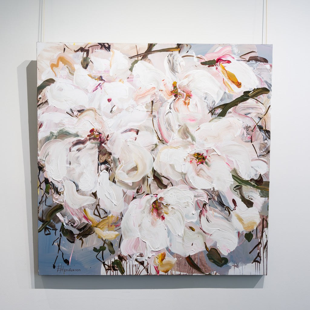 Spring Desires Series #2 | 48" x 48" Acrylic on Canvas Elena Henderson