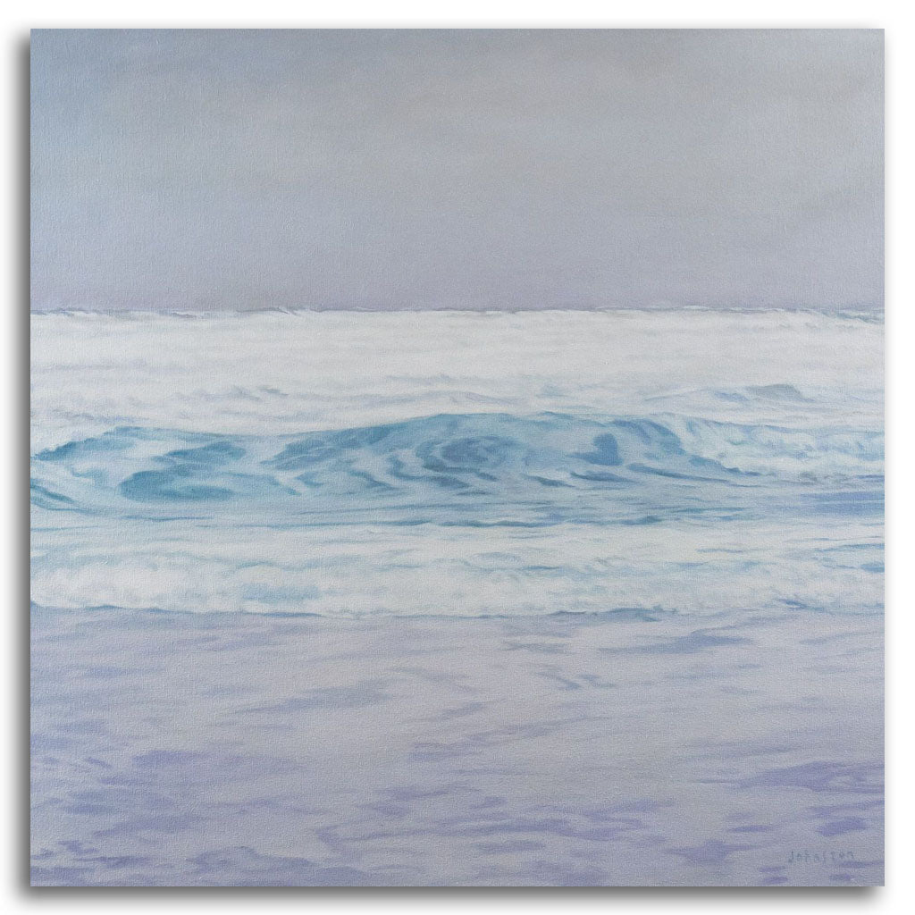 Storm Season Long Beach Oil on Canvas Patricia Johnston