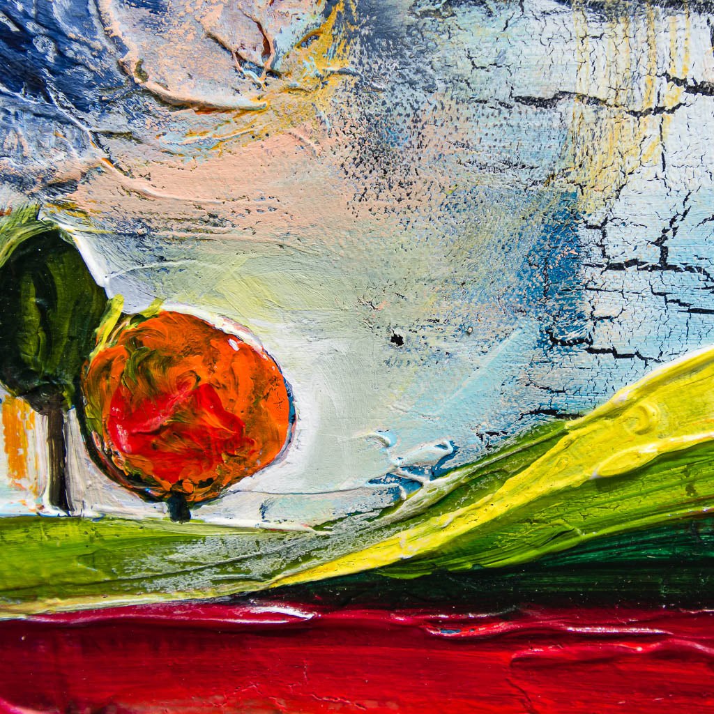Elka Nowicka Picture Perfect I | 12" x 12" Mixed Media on canvas