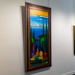 Glenn Payan Window on the World | 72" x 32" Oil on Canvas