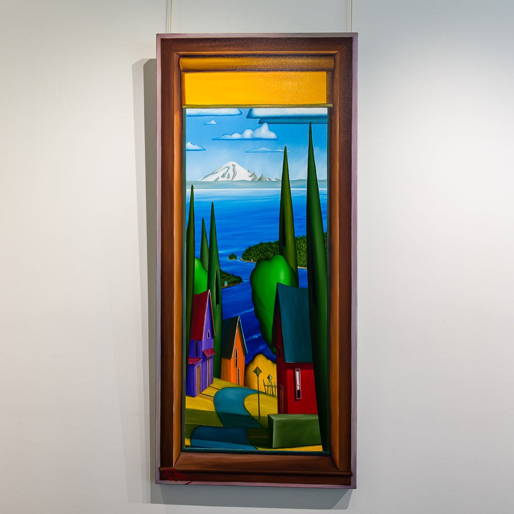 Window on the World | 72&quot; x 32&quot; Oil on Canvas Glenn Payan