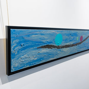 Irene Klar Splash | 12" x 60" Acrylic on Canvas