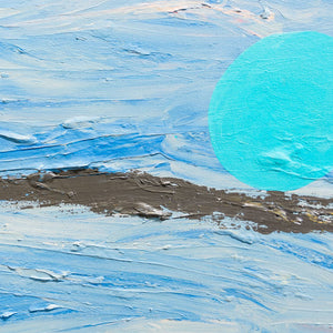 Irene Klar Splash | 12" x 60" Acrylic on Canvas