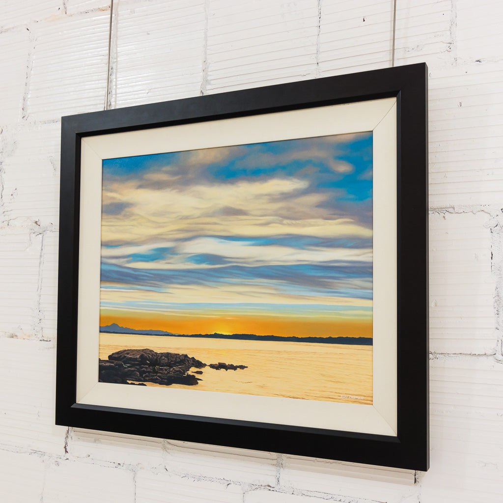 Salish Sea Dawn | 24" x 30" Oil on Canvas Ron Parker