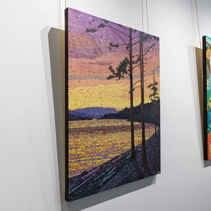 Joel Mara Rebecca Split Twilight | 40" x 30" Oil on Canvas