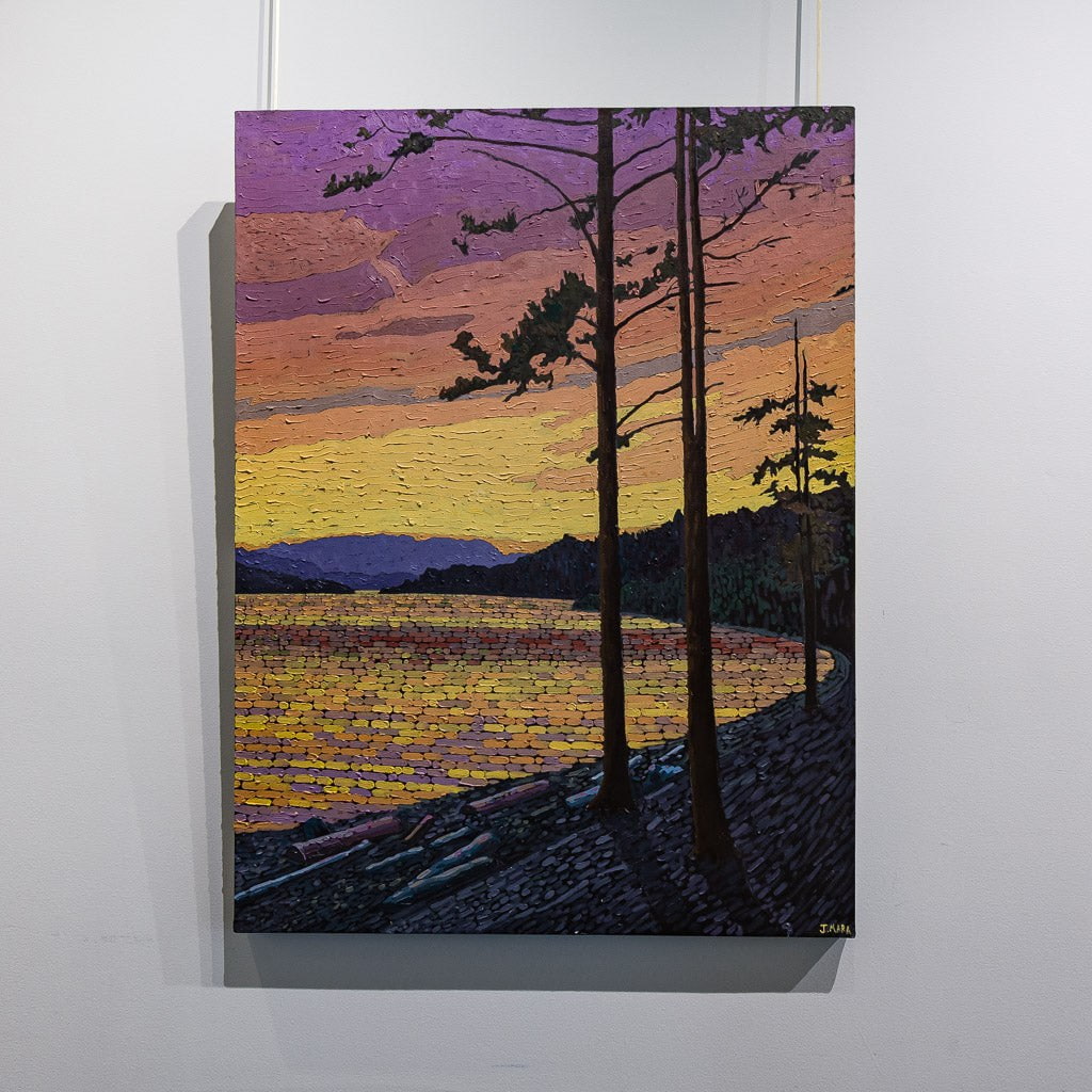 Rebecca Split Twilight | 40" x 30" Oil on Canvas Joel Mara