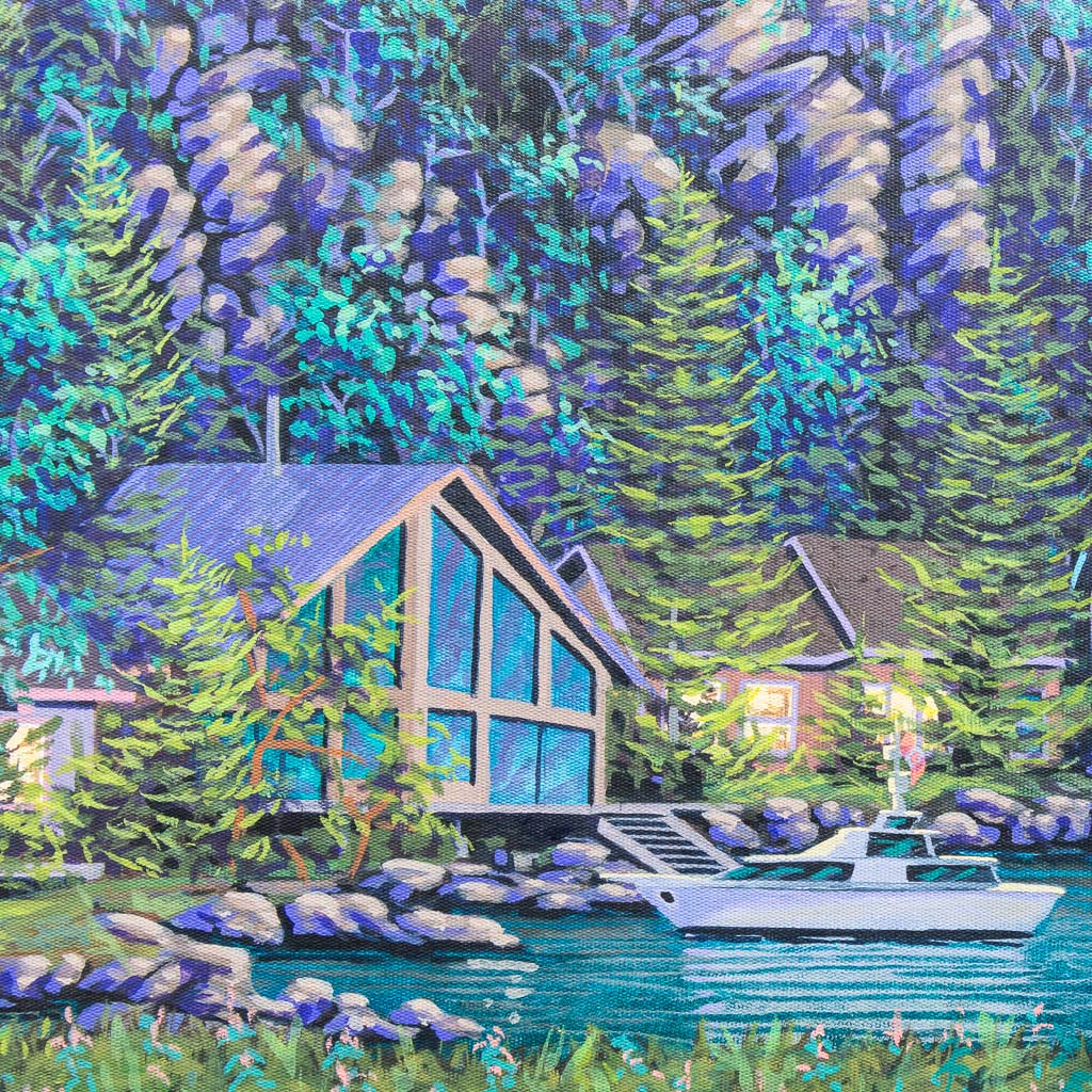 Island Living | 35" x 58.5" Oil on Canvas John Ogilvy