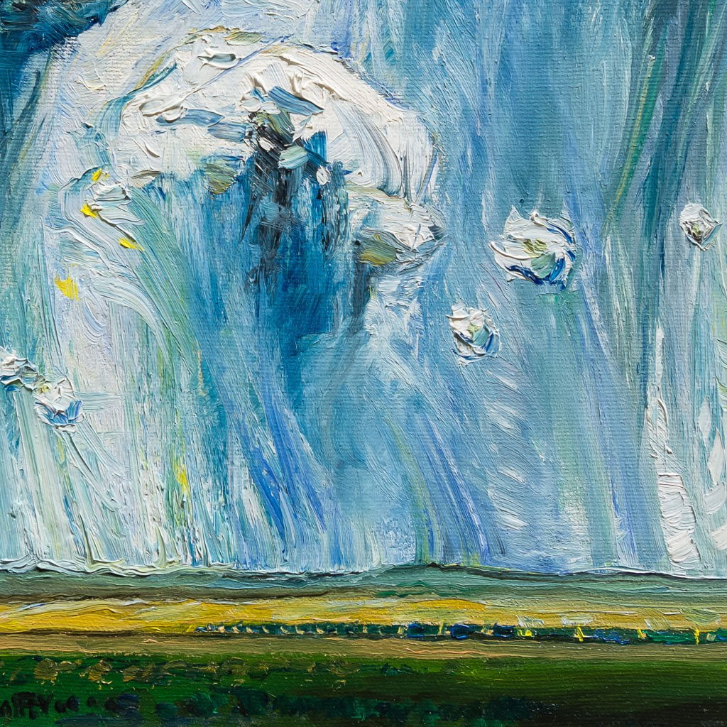 Prairie Jellyfish | 20" x 10" Oil on Canvas Steve R. Coffey