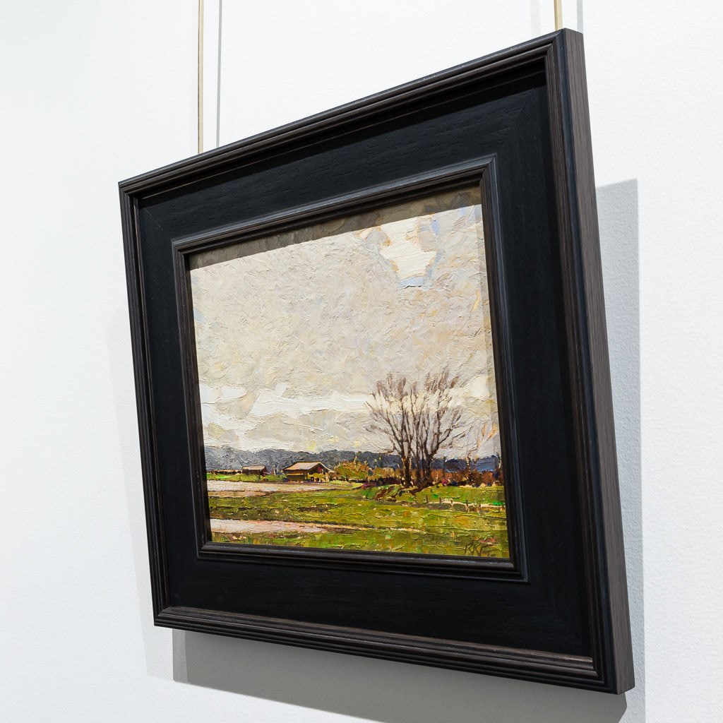 February Fields | 11" x 14" Oil on Panel Ken Faulks