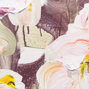 Elena Henderson Blooming Paradise Series #3 | 48" x 24" Acrylic on Canvas