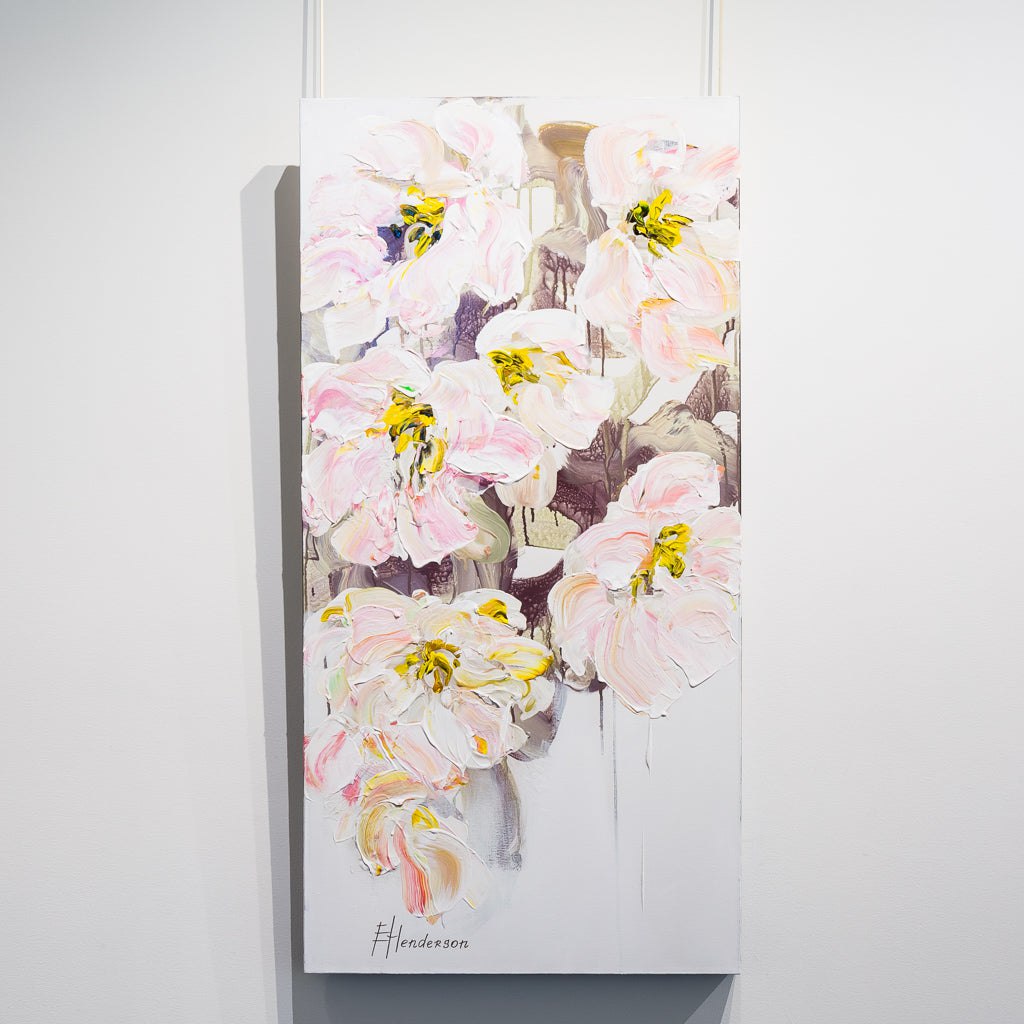 Blooming Paradise Series #3 | 48" x 24" Acrylic on Canvas Elena Henderson