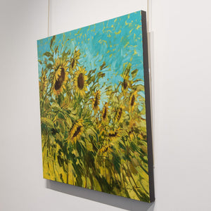 Paul Paquette Flowers of Ukraine | 36" x 36" Oil on Canvas