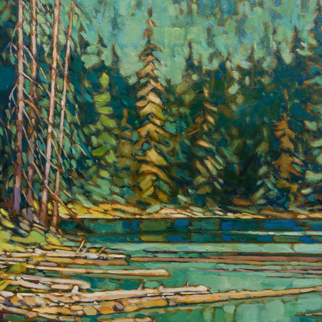 Forest Lake | 36" x 36" Oil on Canvas Paul Paquette