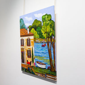 Alain Bédard To the Lake | 36" x 30" Acrylic on Canvas